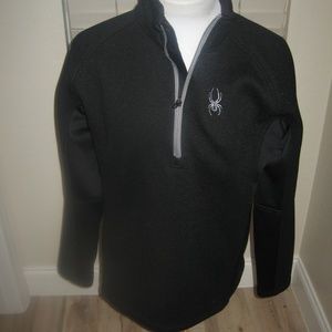 Spyder 1/4 Zip Pullover - Black